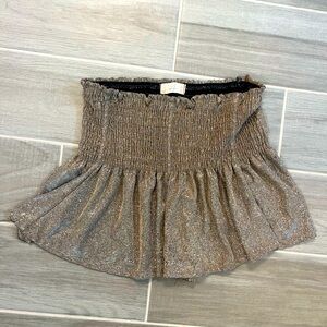 Altar’d State Gold Glitter shorts size Medium